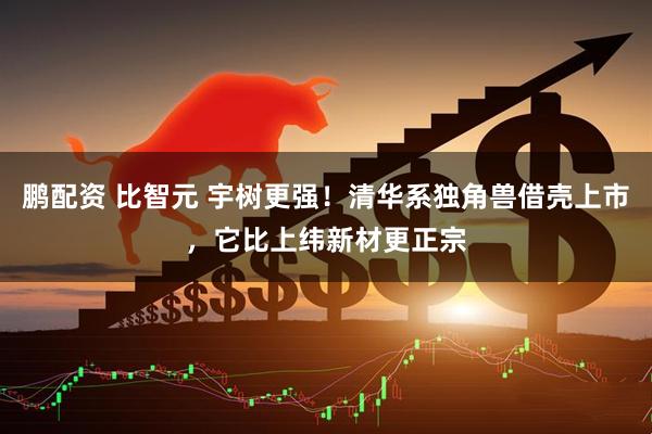 鹏配资 比智元 宇树更强！清华系独角兽借壳上市，它比上纬新材更正宗