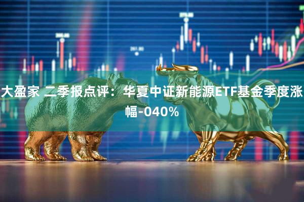 大盈家 二季报点评：华夏中证新能源ETF基金季度涨幅-040%