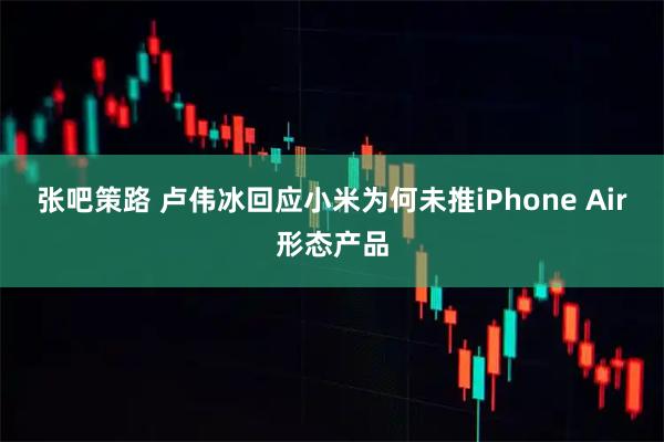 张吧策路 卢伟冰回应小米为何未推iPhone Air形态产品